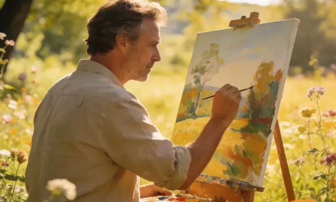 Art Training for Stress Relief: A Technical and Psychological Overview