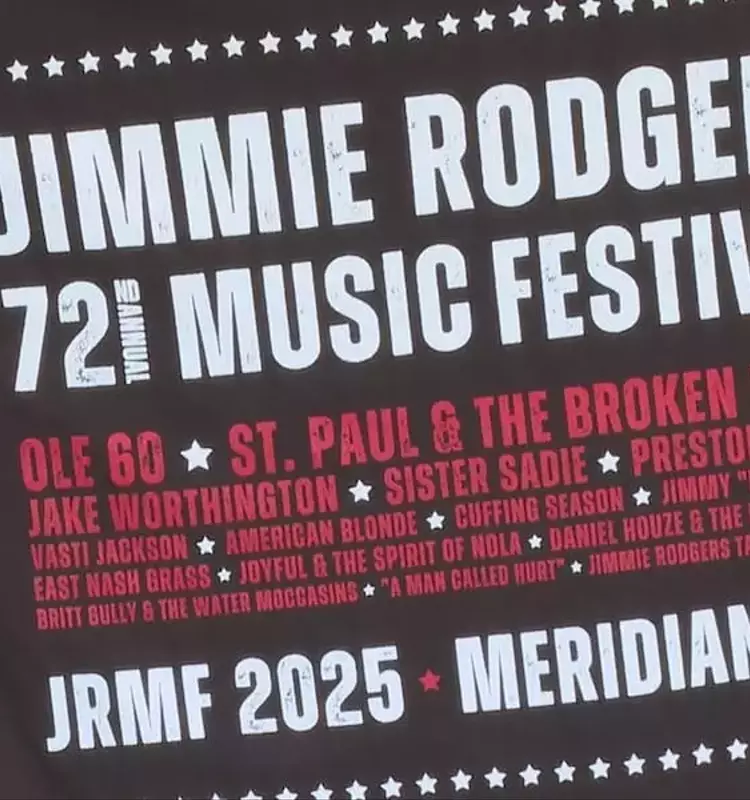 Meridian Celebrates Legacy of Jimmie Rodgers with Vibrant Music Festival