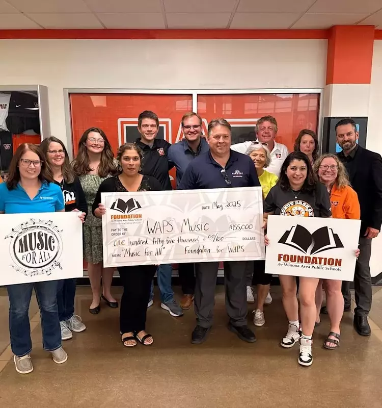 Winona Area Public Schools Foundation Raises $155,000 for Music Education