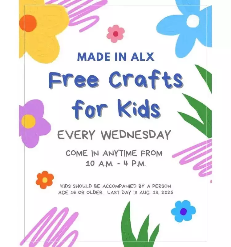 Summer Fun: Free Weekly Crafts for Kids at Made in ALX