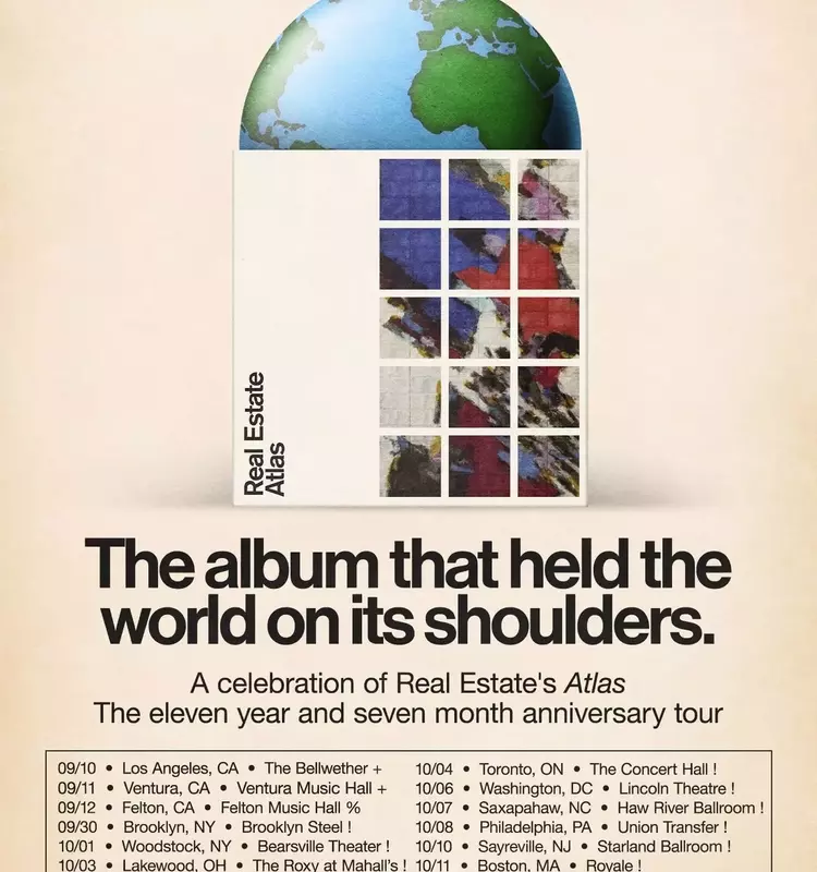 Real Estate Celebrates 'Atlas' with Special Anniversary Tour