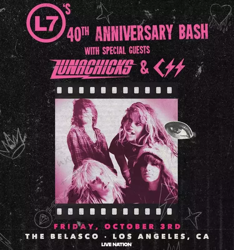 L7 Marks Four Decades with Star-Studded Los Angeles Show
