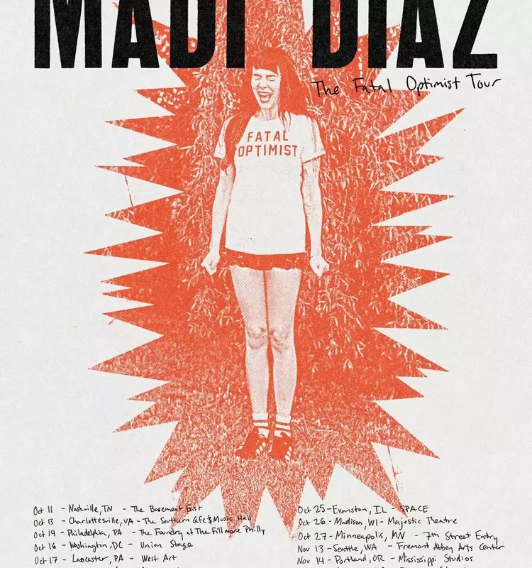 Madi Diaz Unveils New Album 'Fatal Optimist' and Announces Extensive Tour