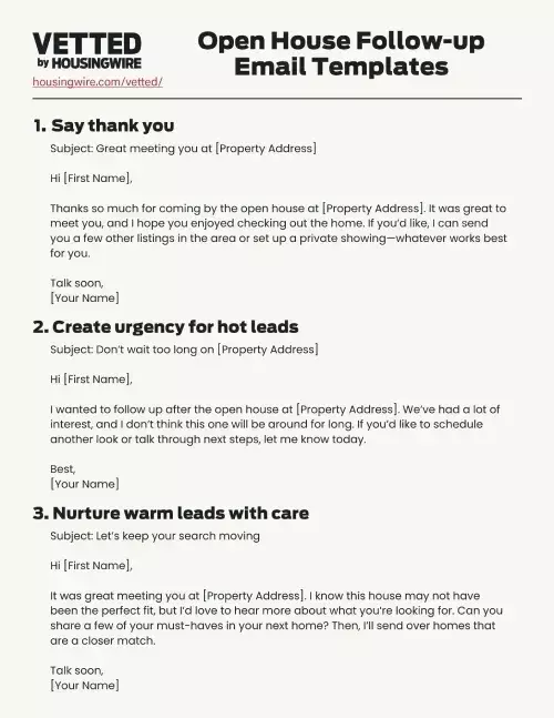 Mastering Real Estate Follow-Ups: Strategies for Converting Open House Leads