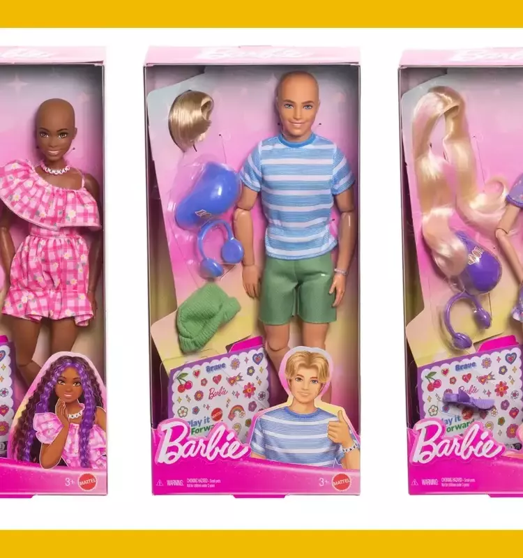 Mattel Unveils New 'Brave' Barbie and Ken Dolls to Support Children with Hair Loss