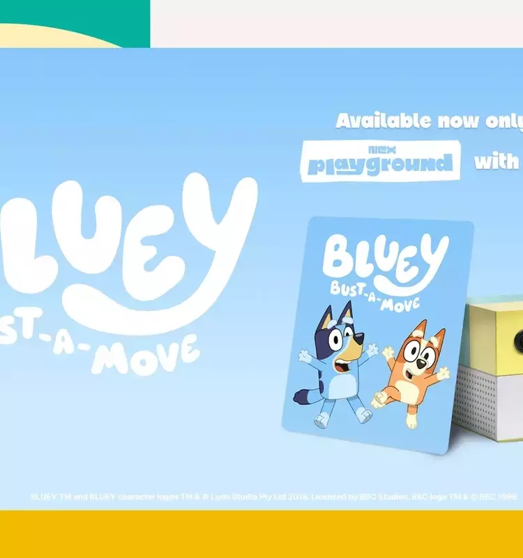 Bluey: Bust-a-Move, the new interactive video game, encourages active play