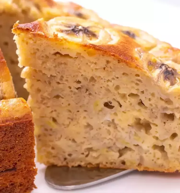 Delicioso Bizcocho de Avena y Plátano: Una Merienda Saludable y Nutritiva