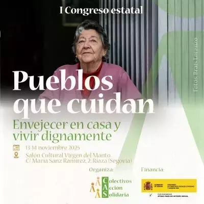 Congreso Estatal 'Pueblos que Cuidan' Abordará el Envejecimiento Digno en el Medio Rural