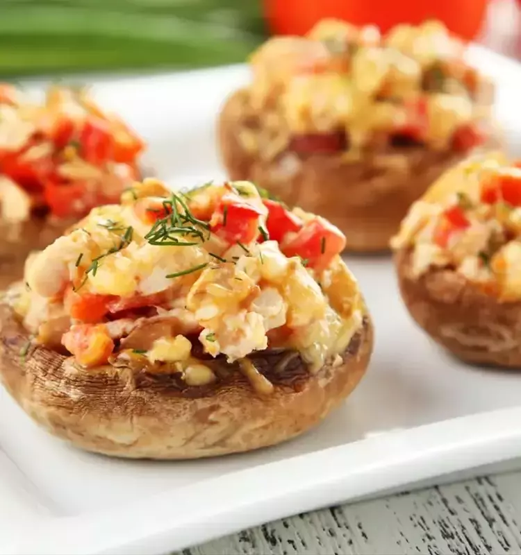 Champiñones Rellenos: Una Cena Saludable y Deliciosa con Beneficios Nutricionales