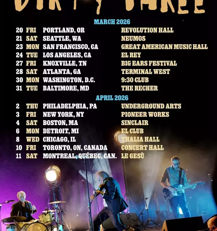 Dirty Three Announces Extensive North American Tour Dates