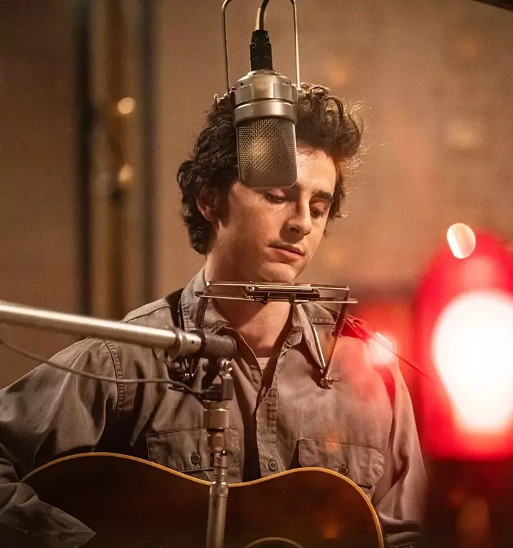 Timothée Chalamet Earns First Grammy Nomination for Bob Dylan Biopic Soundtrack