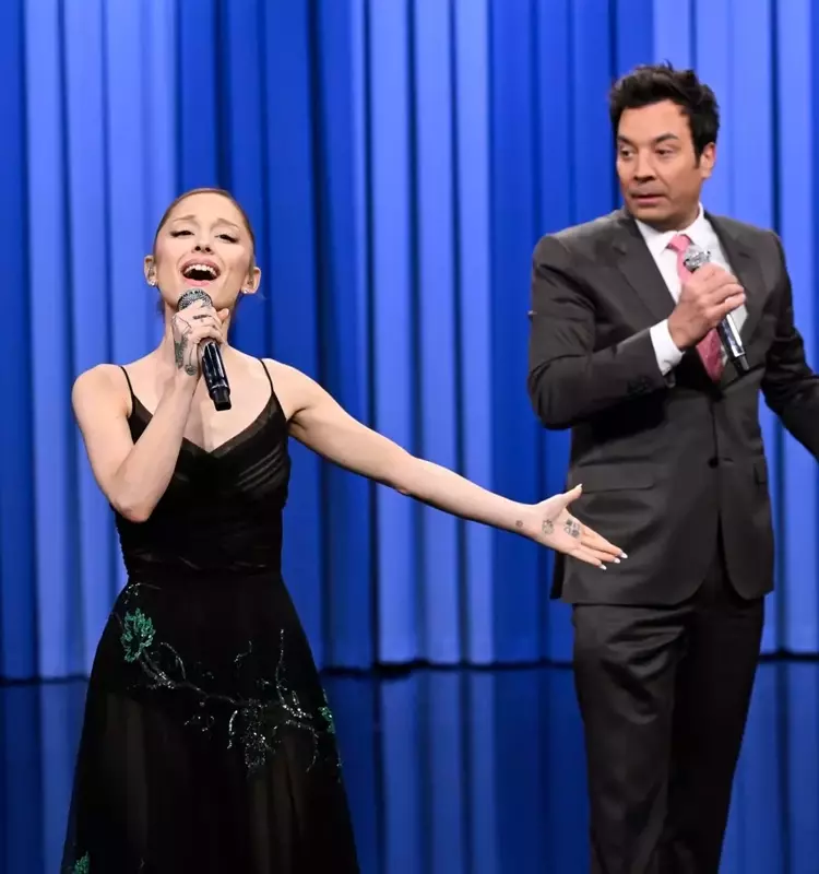 Ariana Grande and Jimmy Fallon's "History of Duets" on 'The Tonight Show'