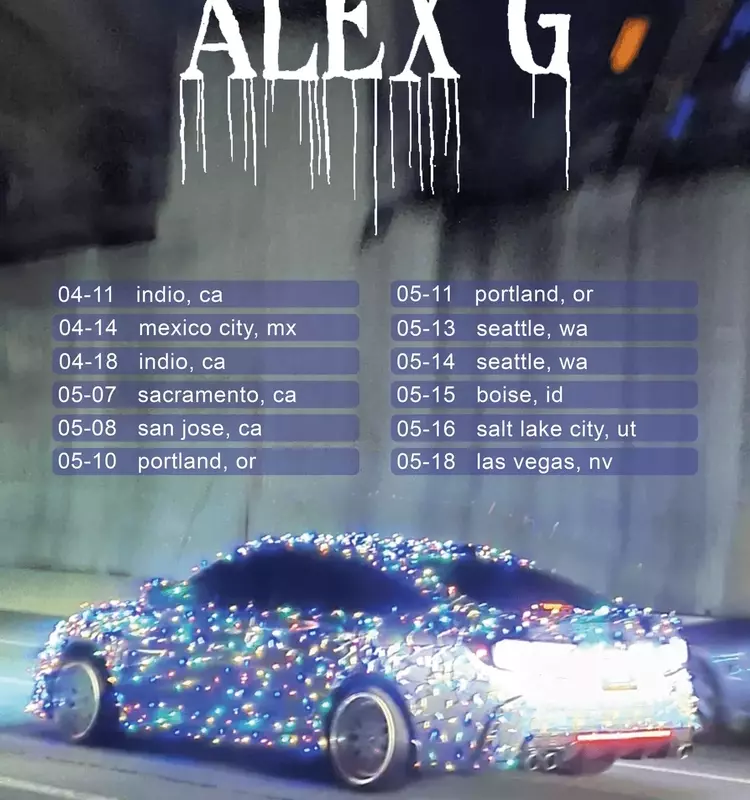 Alex G Announces Extensive 2026 Tour Dates Following Acclaimed Album Release