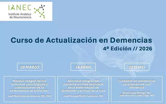 IANEC Anuncia Cuarta Edición de Curso de Actualización en Demencias