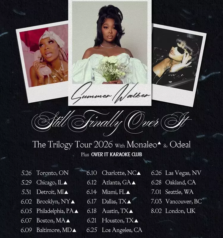 Summer Walker Announces 'Still Finally Over It' Arena Tour