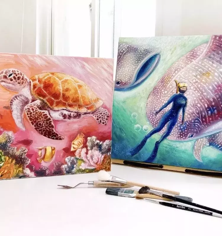 Painting Courses: A Scientific and Educational Overview of Concepts, Learning Structures