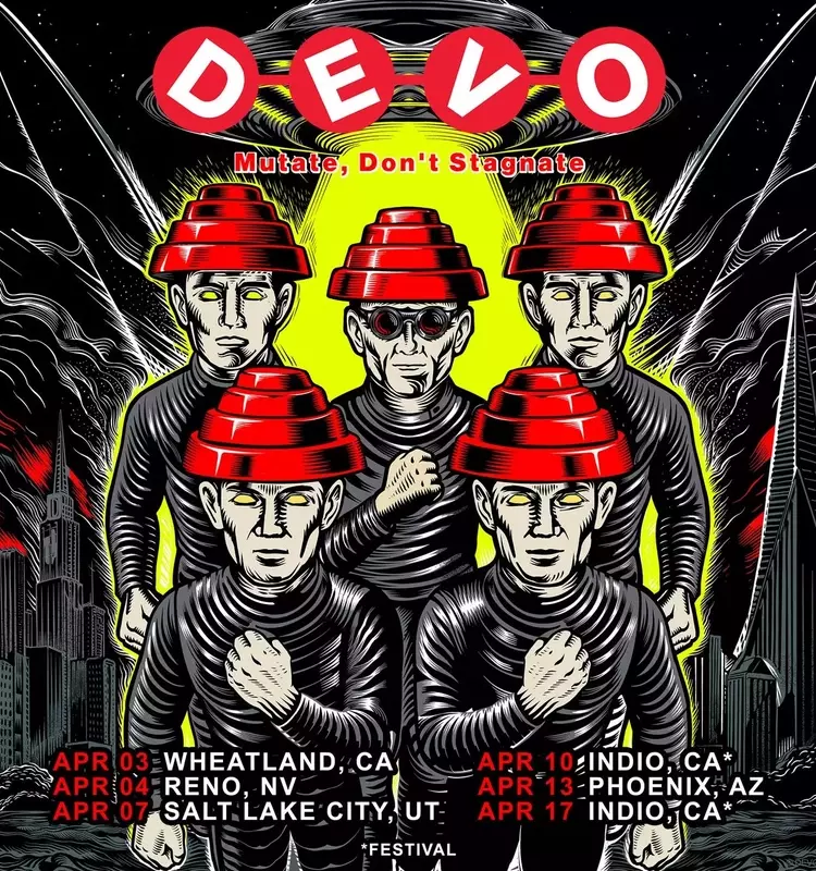 Devo Announces Extensive 2026 Tour Dates
