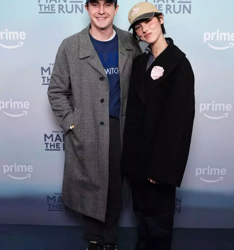 Paul Mescal and Gracie Abrams' Coordinated Style at 'Man on the Run' Screening