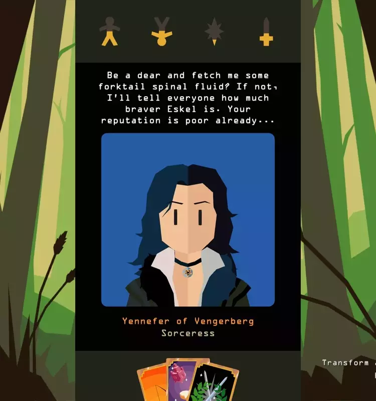 Reigns: The Witcher Review - A Casual Card Adventure in Geralt's World