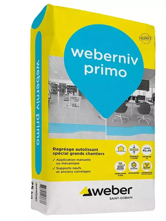 Weber Rénove Sa Gamme de Ragréages pour Sols Intérieurs et Extérieurs