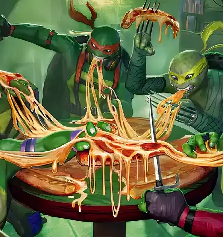 The Culinary Chaos of MTG's TMNT Set
