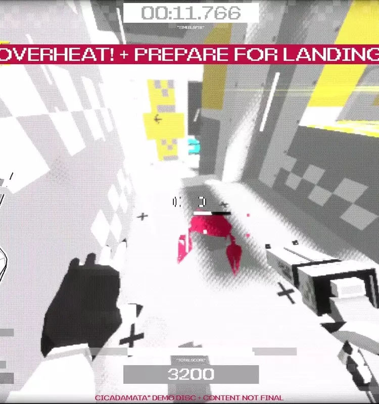 Cicadamata: A Time-Trial FPS with "Vectorheart" Aesthetics