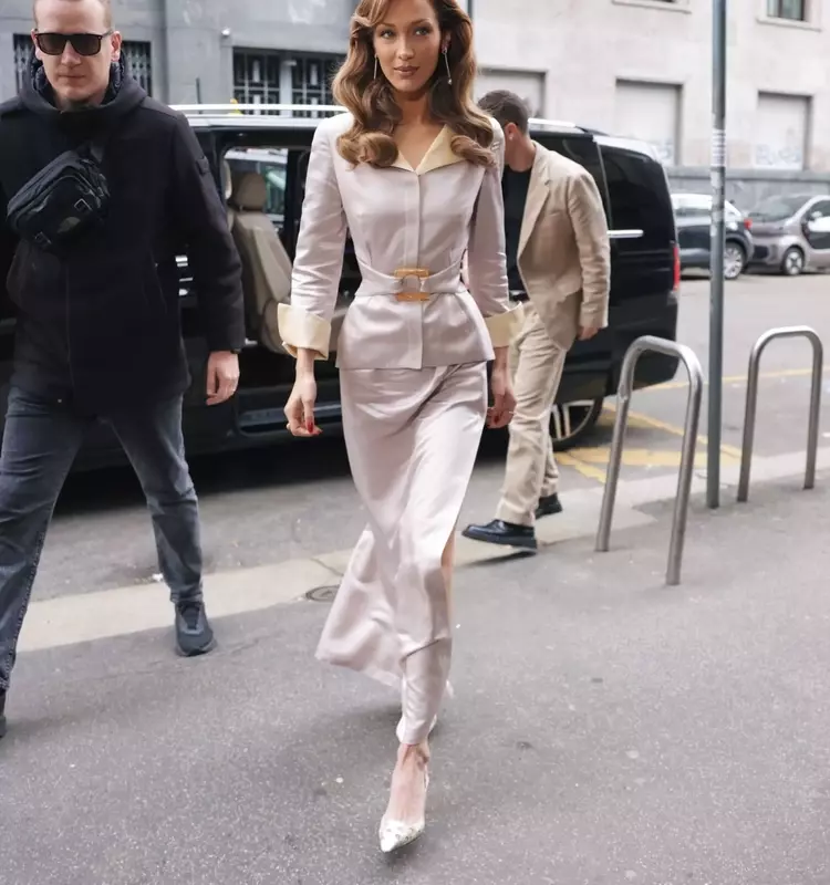 Bella Hadid's Style Evolution During Milan Fashion Week