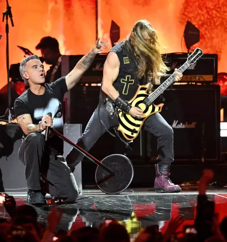Robbie Williams Leads All-Star Tribute to Ozzy Osbourne at Brit Awards