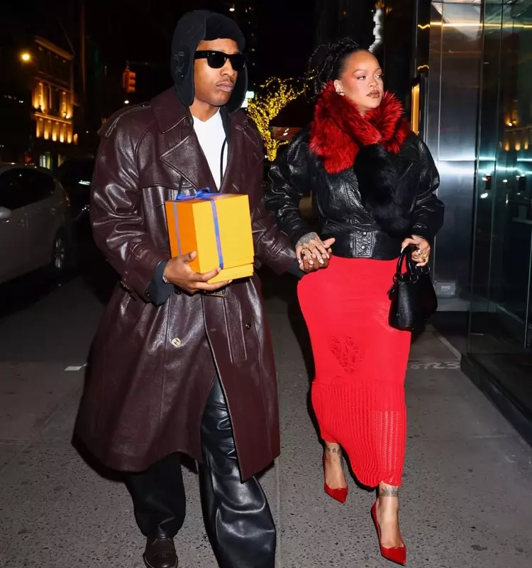 Rihanna and A$AP Rocky's Stylish Comedy Night Out