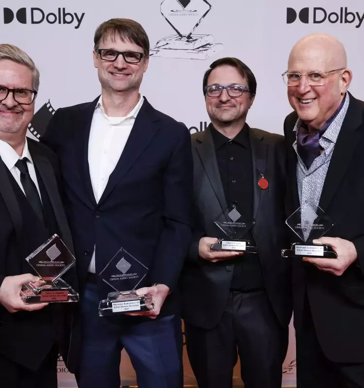 Cinema Audio Society Awards: "F1," "KPop Demon Hunters," and "Becoming Led Zeppelin" Among Film Winners