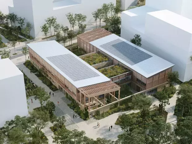 Inauguration d'un Centre Social, Culturel et Sportif Novateur dans le Quartier des Girondins à Lyon