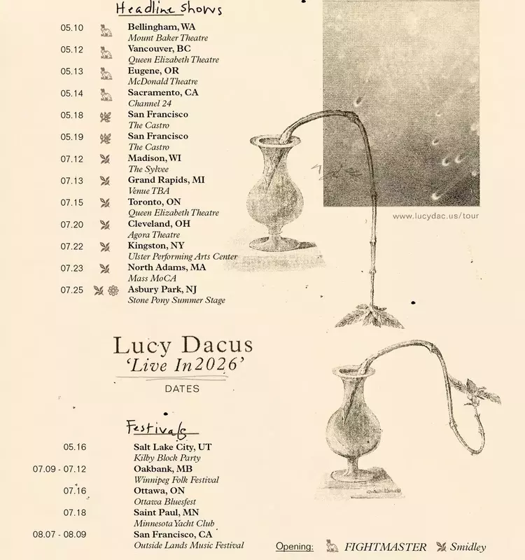 Lucy Dacus Unveils Extensive North American Tour Dates for 2026