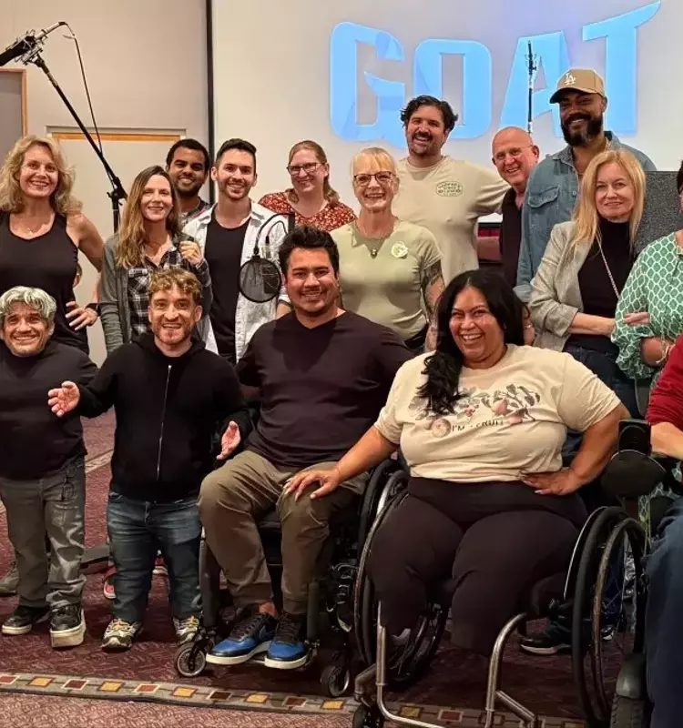 Sony Pictures Animation's 'GOAT' Creates History with First All-Disability Loop Group