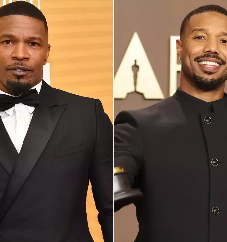 Jamie Foxx Congratulates Michael B. Jordan on His Oscar Victory