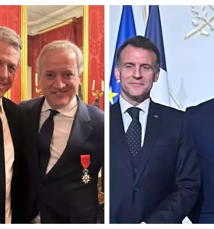 French President Emmanuel Macron Honors Media Luminary Dominique Delport with Legion of Honor