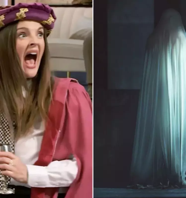 Drew Barrymore's Talk Show Welcomes an Unexpected Spectral Guest