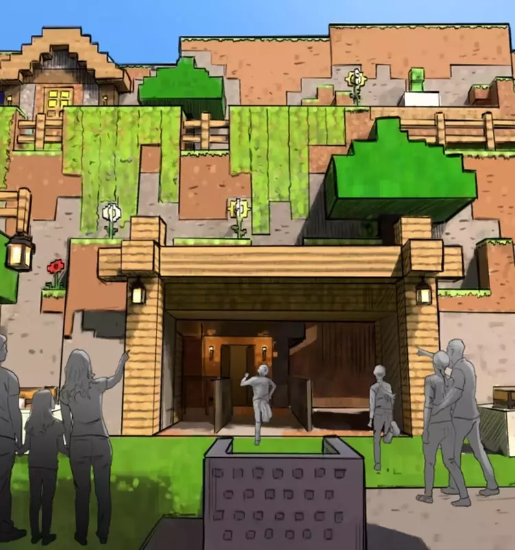 Minecraft Theme Park Unveiling at Chessington World of Adventures