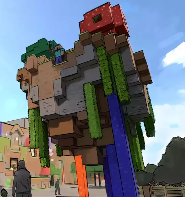 Minecraft Theme Park Coming to UK in 2027