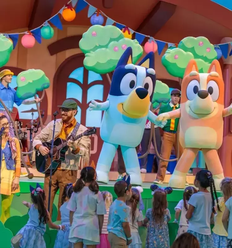 Bluey's Best Day Ever! Live Show Debuts at Disneyland's Fantasyland Theatre