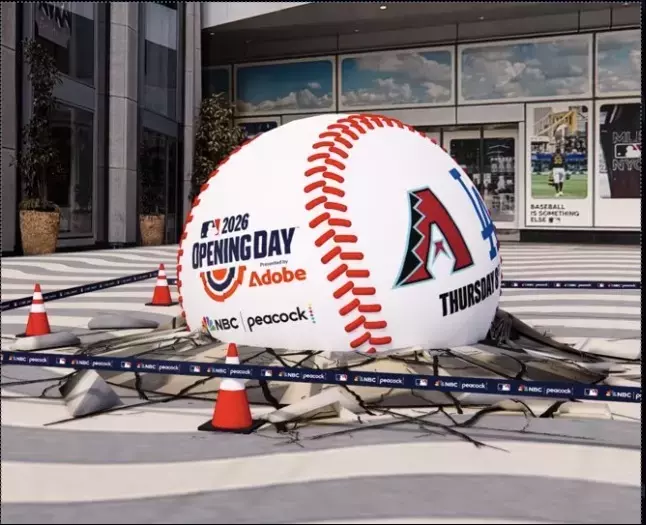 NBC Sports Launches Major League Baseball Season with Immersive City Installations