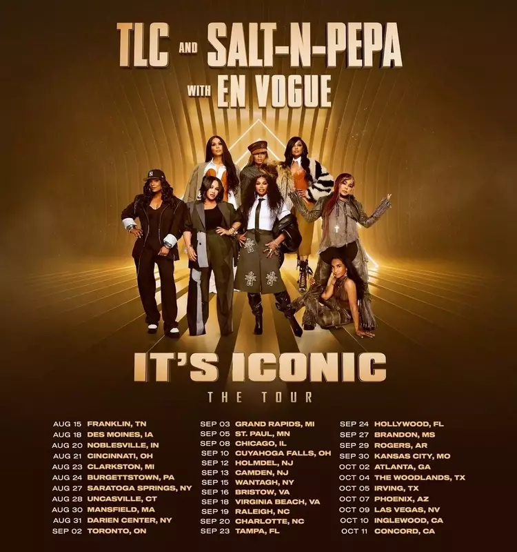 Iconic Trio: TLC, Salt-N-Pepa, and En Vogue Announce Co-Headlining Tour