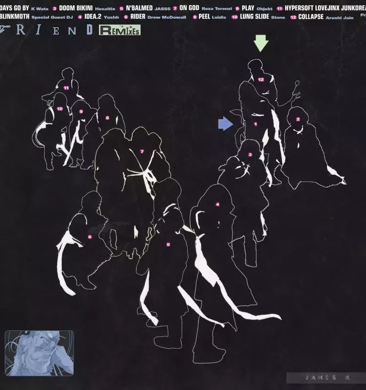 James K Unveils "Friend Remixes" Album Featuring Objekt, Jasss, and More