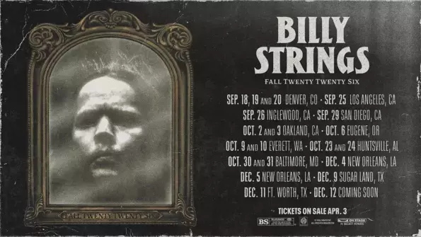 Billy Strings Announces Extensive Fall Tour After Grammy Success