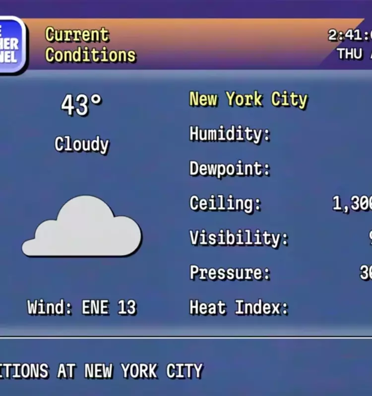 The Weather Channel Embraces Nostalgia with 'RetroCast' Feature