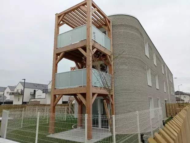 Inauguration du Premier Immeuble Résidentiel en Béton Imprimé 3D en Europe à Bezannes