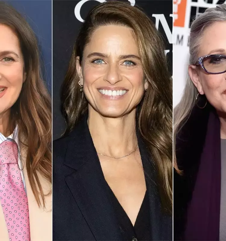 Drew Barrymore and Amanda Peet Recall Unexpected Kiss at Carrie Fisher's Party