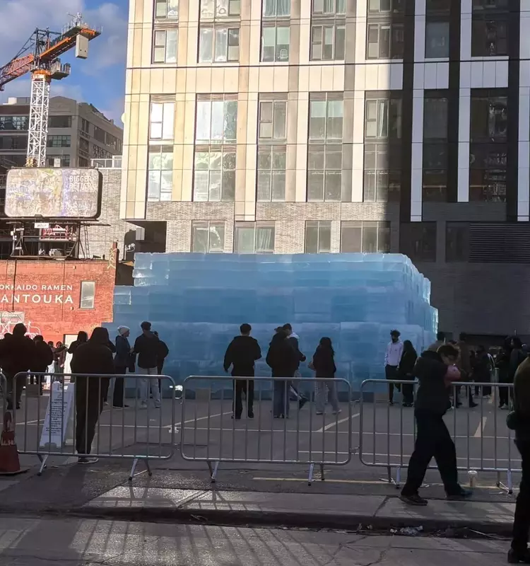Drake's "Iceman" Album Rollout Features Gigantic Ice Block in Toronto