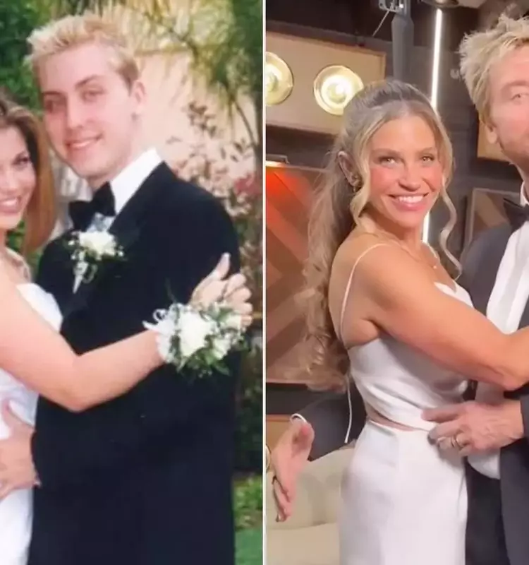 Danielle Fishel and Lance Bass Recreate Iconic Prom Moment