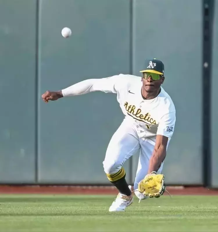 Athletics' Outfielder Denzel Clarke Placed on 10-Day Injured List