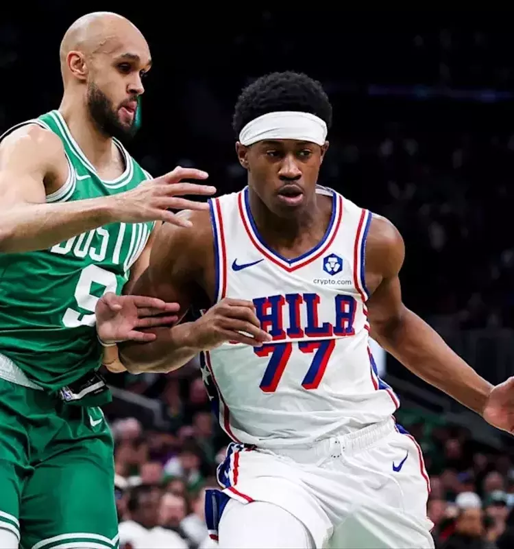 Rookie Sensation VJ Edgecombe Shines for 76ers Amidst Playoff Drama and Viral Moment